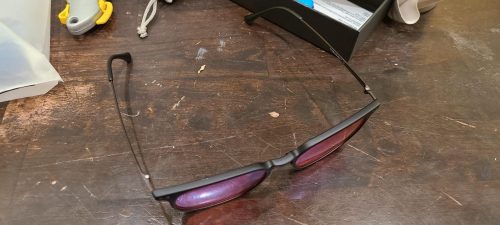 COVISN TPG-002 Kacamata Buta Warna Merah-Hijau Flip Clip ulasan foto