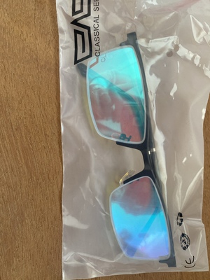COVISN TPG-205 Color Blind Glasses UV Protect Indoor Outdoor 15g Waga fotorecenzja